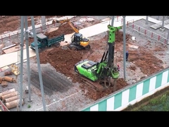 回転式水槽の完全水力地下水掘削リグの動作幅と深さはどのくらいですか?