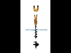 掘削機、粘土掘削機、オーガーアタッチメント、油圧式アースオーガー
