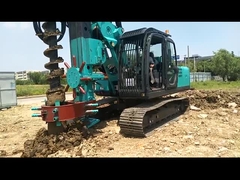 油圧長い螺線形のオーガーの回転式掘削装置CFA KR80Mの杭打ちの装備