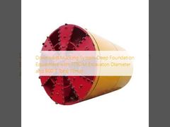 下向きマッキングシステム 深層基礎設備 3730 M Ercavaton Dlameter と 800 T 総推力