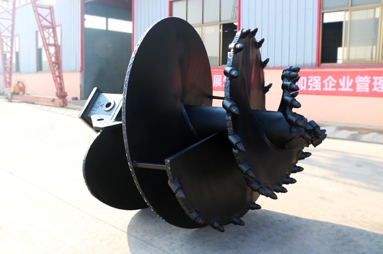 2200mmの構造のための円錐オーガーの掘削装置用具の石の穿孔機のバケツ