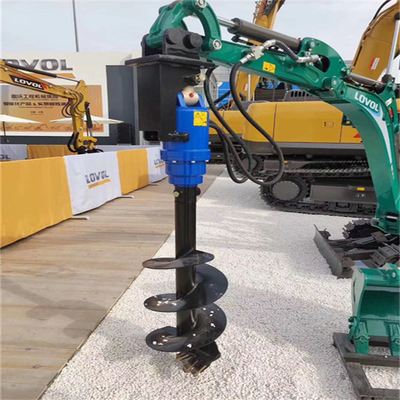ショベル アタッチメント KA8000 ロック歯付き油圧アース オーガー ドリル