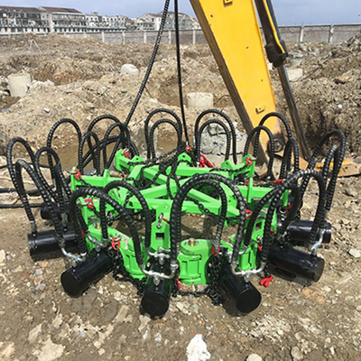 34.3mpa油圧正方形の具体的な山のブレーカ機械135mm