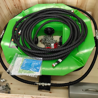 PLC制御最高の鋼鉄杭打ち基礎の取付け。持ち上がる高さ20mの速度40rpm