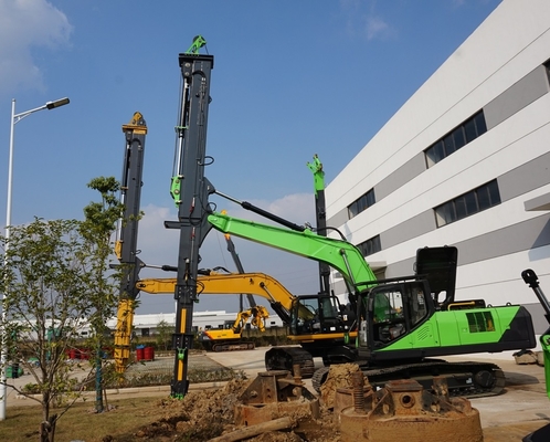 高性能0.6m3 シルバークラムシェル望遠鏡腕4.6t ≥23t掘削機用