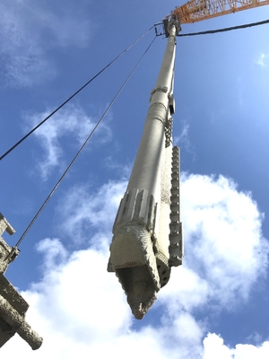 1.2m3 電動底付けバイブロフロート 300kN 6バー 地面改善装置