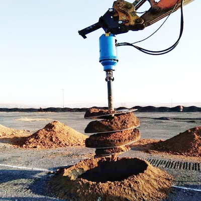 スキッドステアア付属物 重さ 6T 水力地球アグア 掘削機 掘削機 75mm 方形