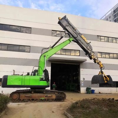 深掘り用の拡張可能なクラムシェル望遠鏡腕