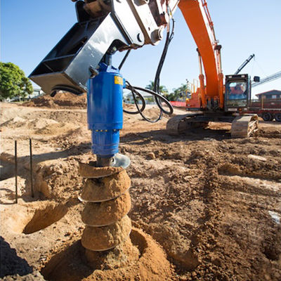 65mmの2つの任意出力シャフトが付いている円形油圧地球の訓練機械