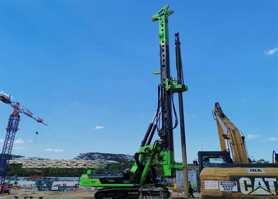 52mの1500mm退屈させた山機械単一の負荷交通機関の完全な油圧掘削装置