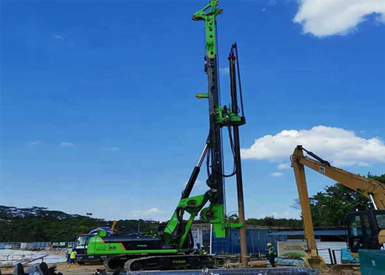 220kNm 28rpmの油圧地球の回転式クローラーによって取付けられる掘削装置機械