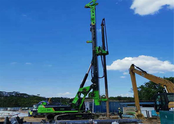 20mの51m多機能の掘削装置CFA 34.3MPaの油圧回転式ドリルの頭部