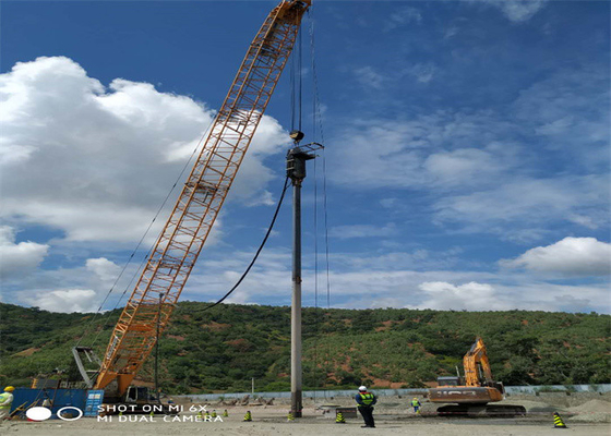 150kw底供給の油圧電気バイブロットの石造りのコラムのVibroflotationの圧縮