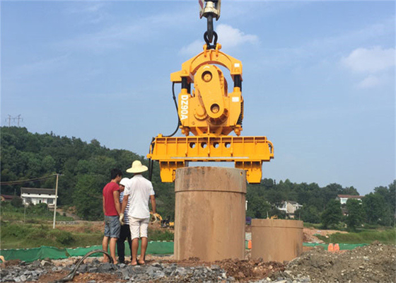 油圧シート山のCranerough 300KWのための掘削機によって取付けられるVibroのハンマー